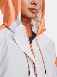 Bunda Under Armour UA Rush Woven FZ Jacket W - biela
