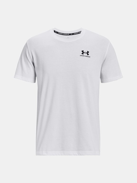 Футболка Under Armour UA LOGO EMB HEAVYWEIGHT SS-WHT