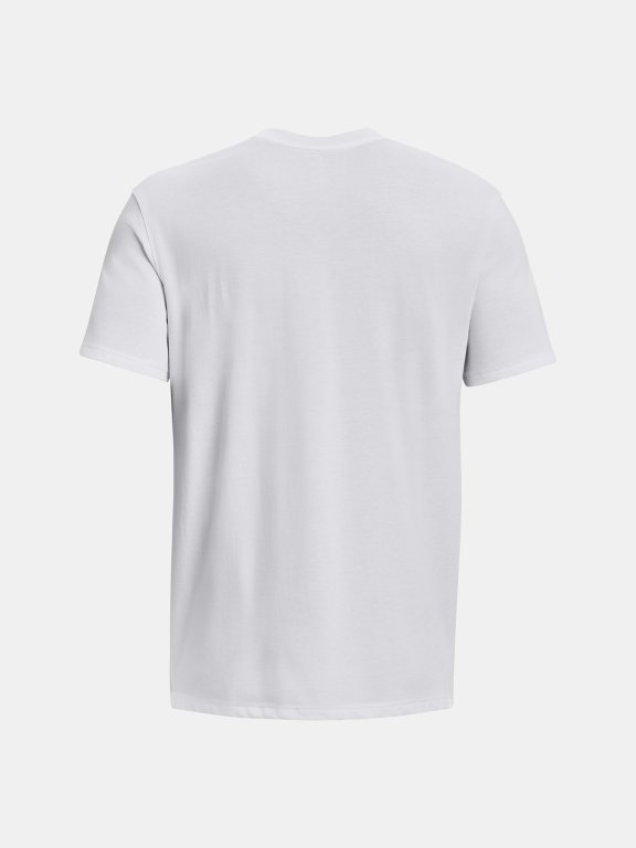 Футболка Under Armour UA LOGO EMB HEAVYWEIGHT SS-WHT