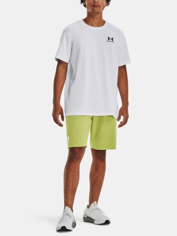 Футболка Under Armour UA LOGO EMB HEAVYWEIGHT SS-WHT