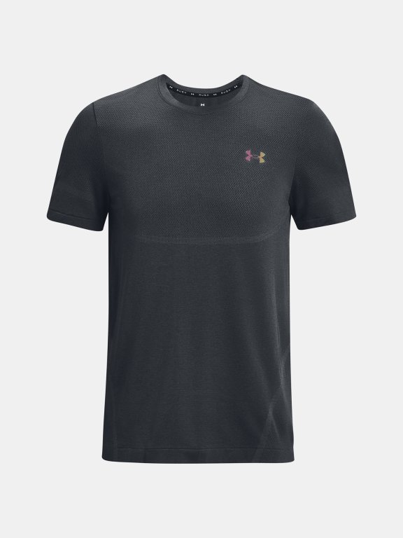 Tričko Under Armour UA Rush Seamless Legacy SS-GRY