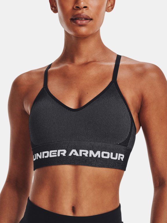 Podprsenka Under Armour UA Seamless Low Long Rib W - černá