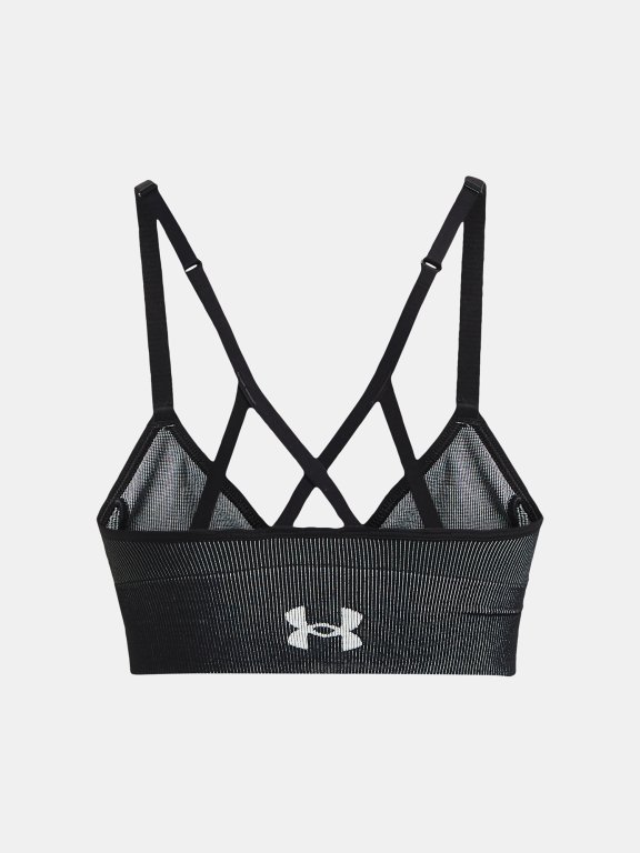 Podprsenka Under Armour UA Seamless Low Long Rib W - černá