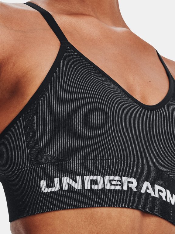 Podprsenka Under Armour UA Seamless Low Long Rib W - černá