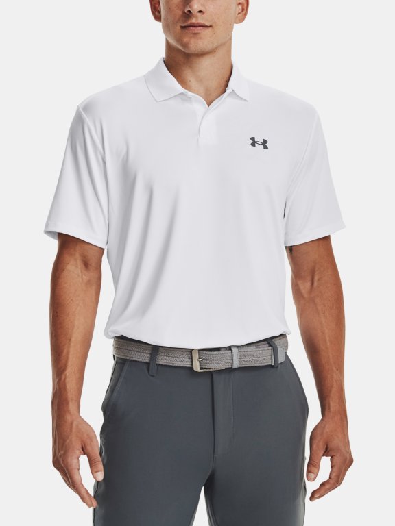Футболка Under Armour UA Performance 3.0 Polo -WHT
