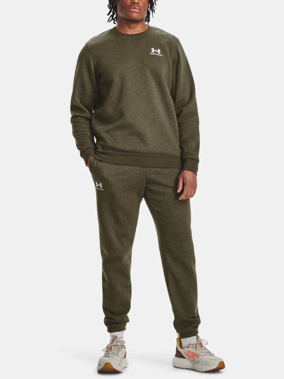 Світшот Under Armour Essential Fleece Crew Sweatshirt - зелена