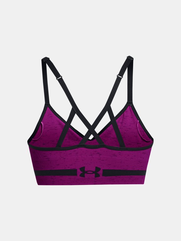 Podprsenka Under Armour UA Seamless Low Long Htr Bra W - fialová