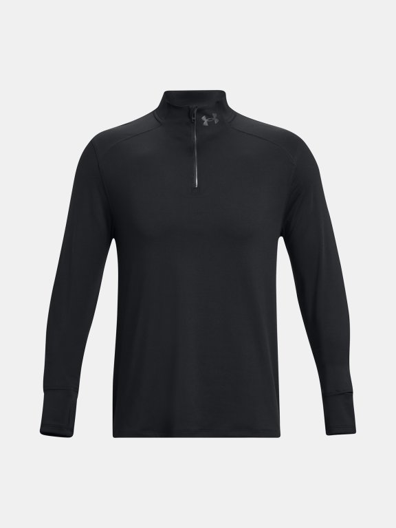 Футболка Under Armour QUALIFIER RUN 1/4 ZIP-BLK