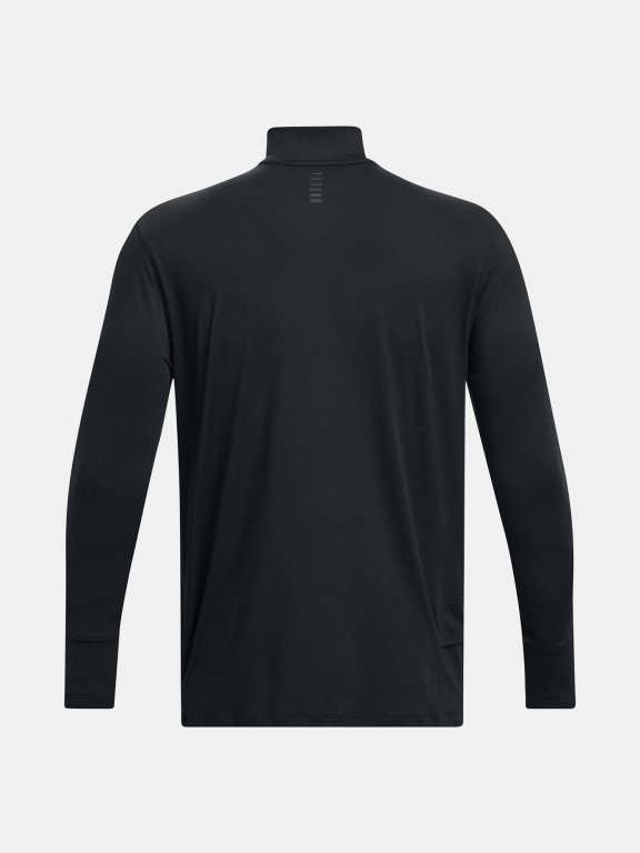 Футболка Under Armour QUALIFIER RUN 1/4 ZIP-BLK