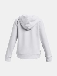 Mikina Under Armour UA Rival Fleece BL Hoodie-WHT