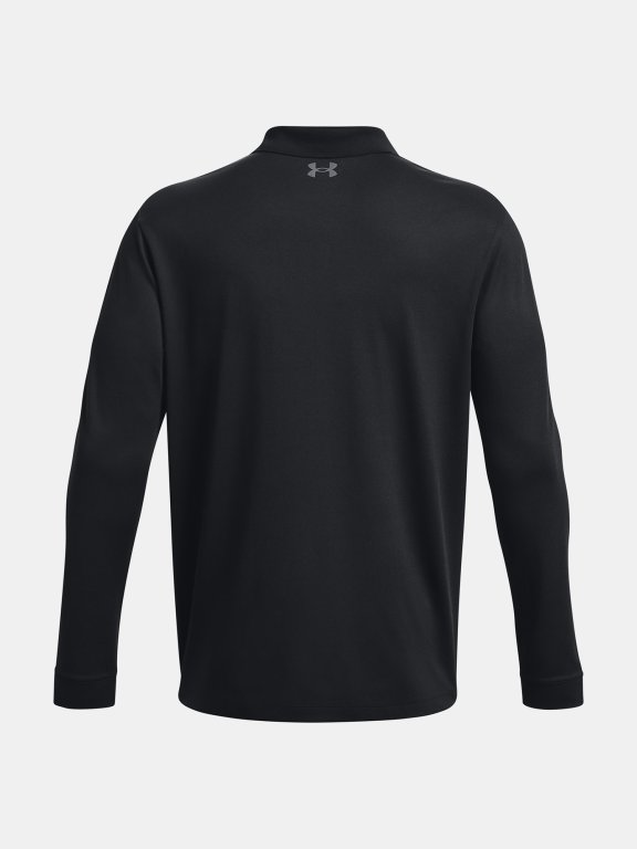 Футболка Under Armour UA Performance 3.0 LS Polo-BLK
