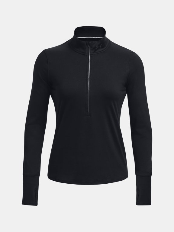 Футболка Under Armour UA Qualifier Run 1/2 Zip-BLK