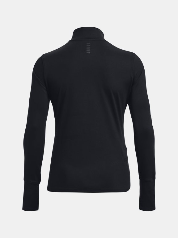 Футболка Under Armour UA Qualifier Run 1/2 Zip-BLK