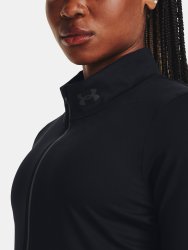 Футболка Under Armour UA Qualifier Run 1/2 Zip-BLK