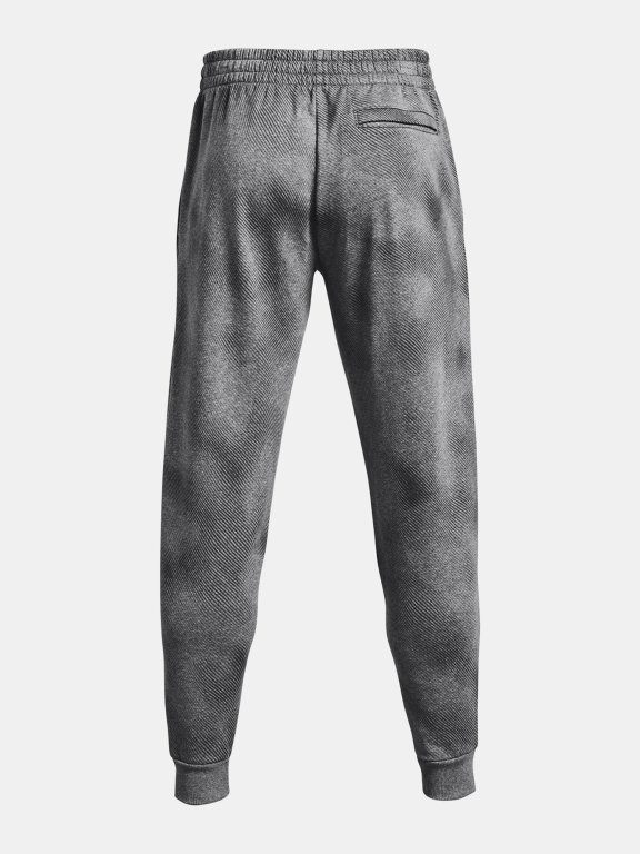 Tepláky Under Armour UA Rival Fleece Printed Jgrs-GRY