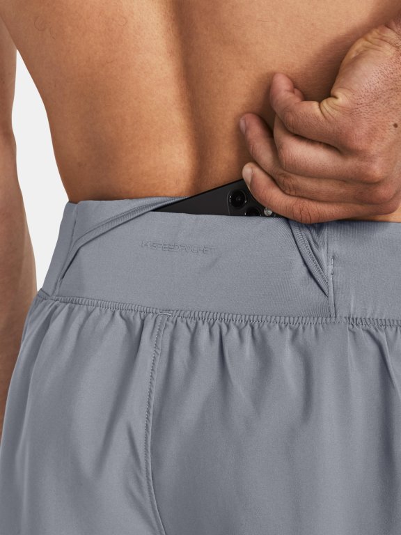Шорти Under Armour LAUNCH ELITE 2in1 7'' SHORT M - сірі