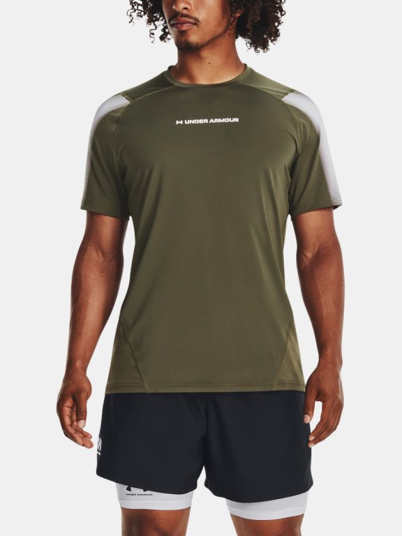 Футболка Under Armour UA HG Armour Nov Fitted SS M - зелена