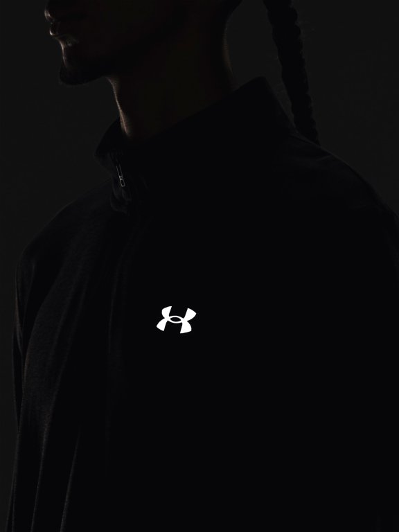 Футболка Under Armour UA SEAMLESS STRIDE 1/4 ZIP-BLK