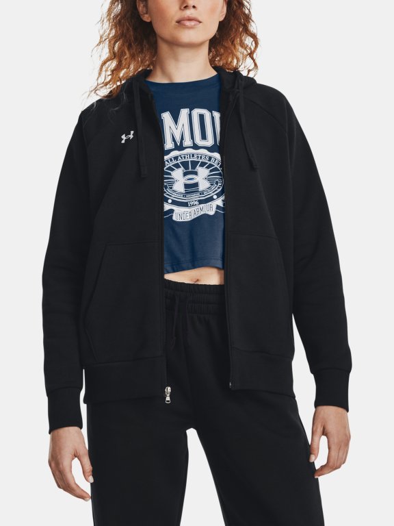 Худі Under Armour UA Rival Fleece FZ Hoodie-BLK