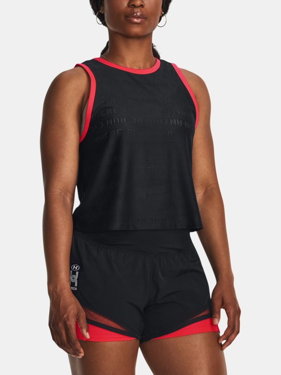 Tielko Under Armour Run Anywhere Tank - čierna