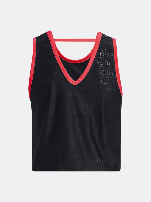 Tielko Under Armour Run Anywhere Tank - čierna