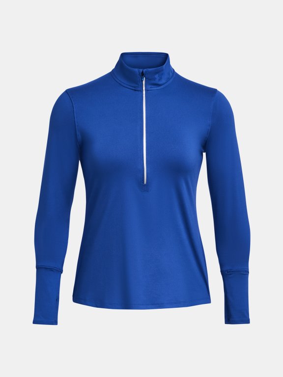 Футболка Under Armour UA Qualifier Run 1/2 Zip-BLU