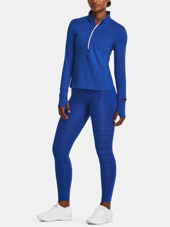 Футболка Under Armour UA Qualifier Run 1/2 Zip-BLU