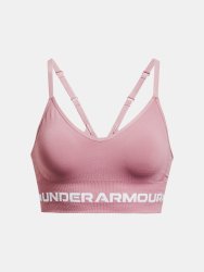 Безшовний бюстгальтер Under Armour UA Seamless Low Long W - рожевий