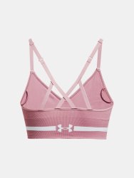 Безшовний бюстгальтер Under Armour UA Seamless Low Long W - рожевий