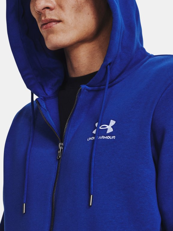 Кофта Under Armour UA Essential Fleece FZ Hood-BLU