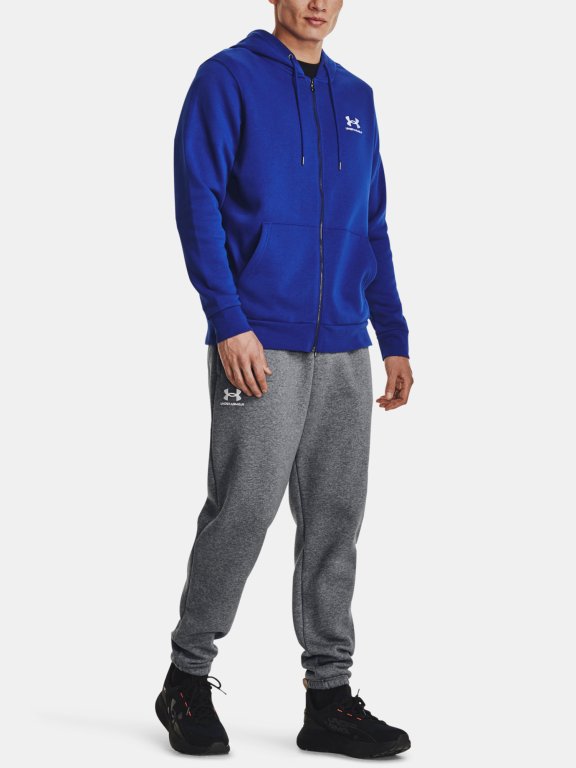 Кофта Under Armour UA Essential Fleece FZ Hood-BLU