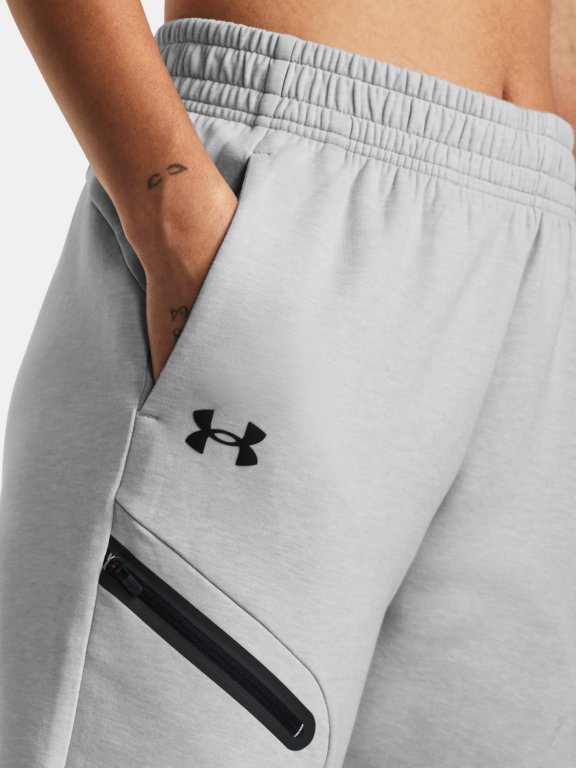 Штани Under Armour Unstoppable Flc Jogger W - сірий