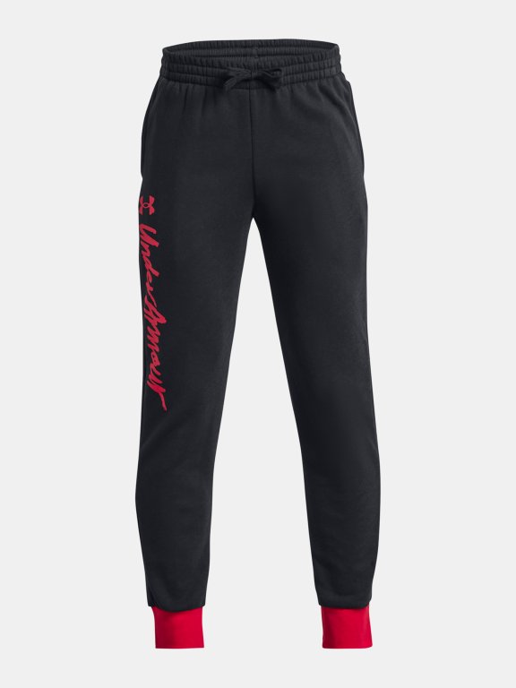 Штани Under Armour UA Rival Fleece Script Jgrs-BLK