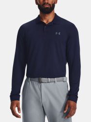 Футболка Under Armour UA Performance 3.0 LS Polo-BLU