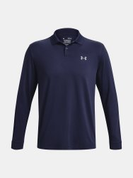 Футболка Under Armour UA Performance 3.0 LS Polo-BLU