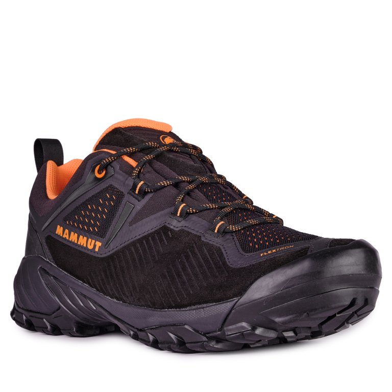Взуття Mammut Sapuen Low GTX M - чорне / коричневе / помаранчеве