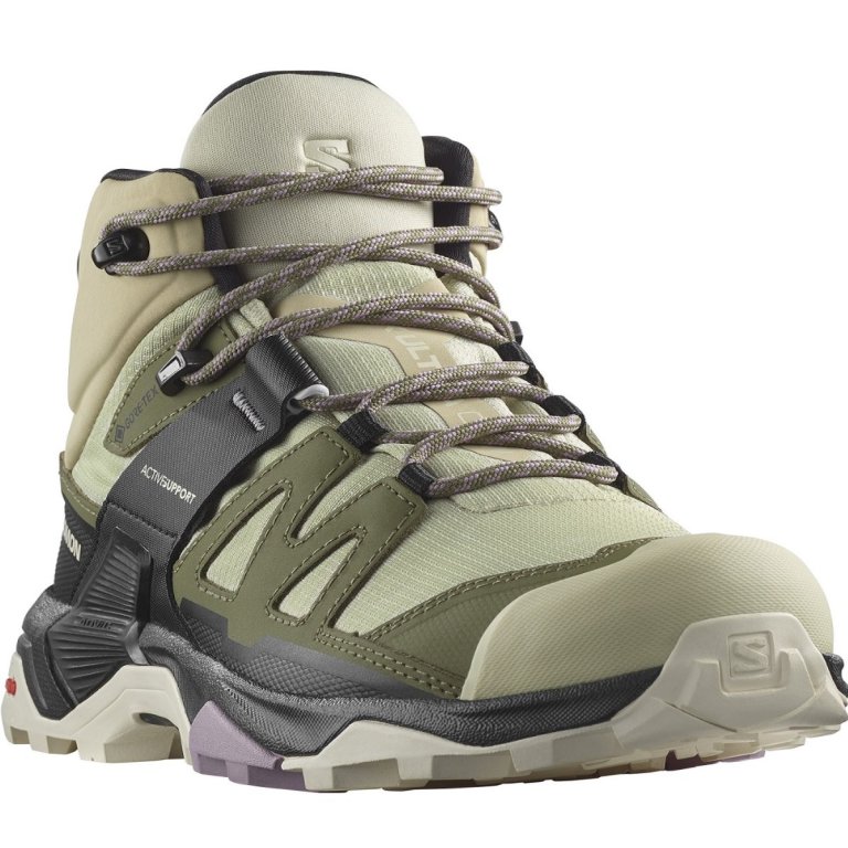 Взуття Salomon X Ultra 4 Mid GTX W - зелене