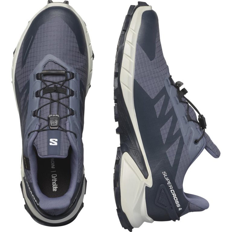 Кросівки Salomon Supercross 4 GTX M - сині / чорні / сірі