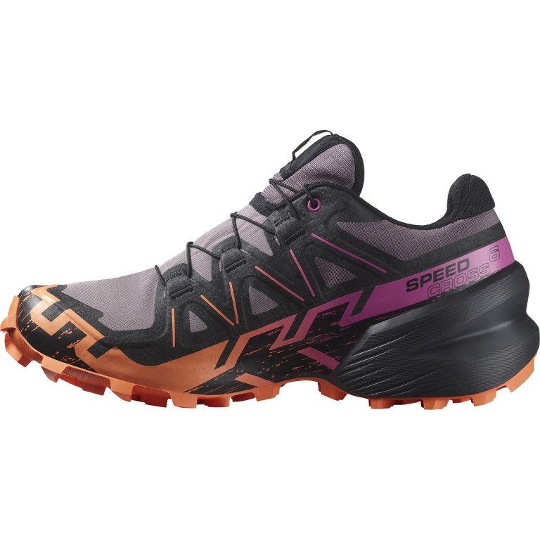 Кросівки Salomon Speedcross 6 GTX W - сірі / чорні / помаранчеві