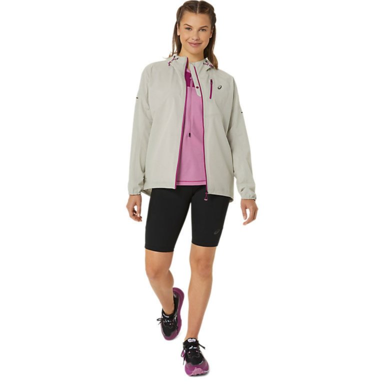 Куртка Asics Fujitrail W - бежевий
