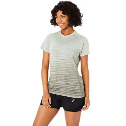 Футболка Asics Seamless SS Top W - зелений/сірий