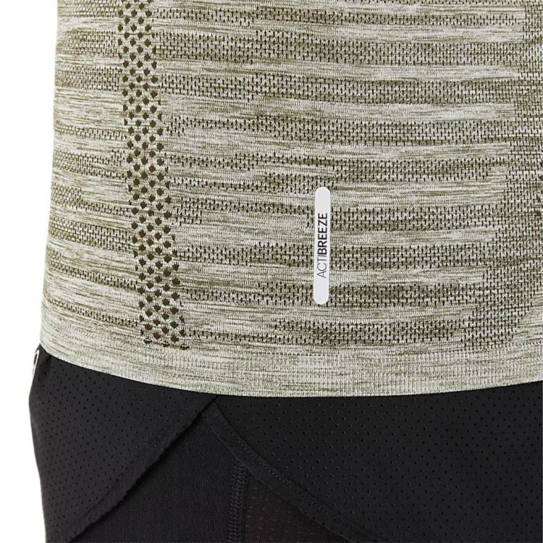 Футболка Asics Seamless SS Top W - зелений/сірий