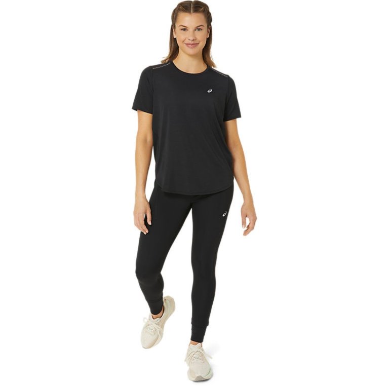 Top Asics Road SS W - čierna
