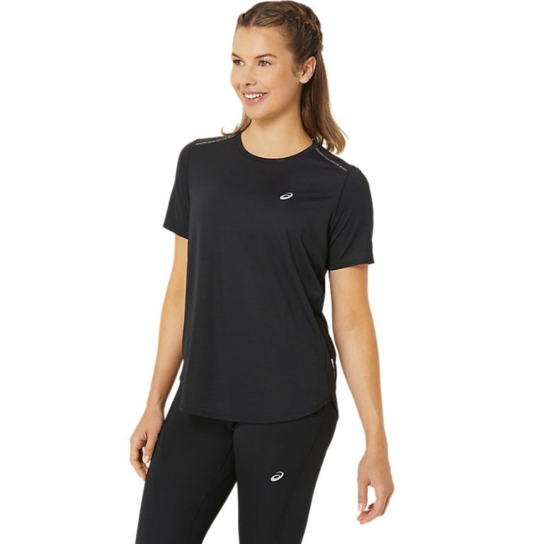 Top Asics Road SS W - čierna