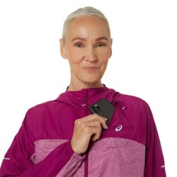 Bunda Asics Fujitrail Packable Windbreaker W - růžová