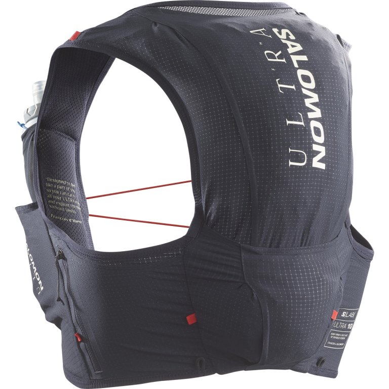 Рюкзак Salomon S/LAB Ultra 10 з флягами - чорний