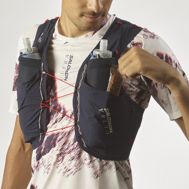 Рюкзак Salomon S/LAB Ultra 10 з флягами - чорний