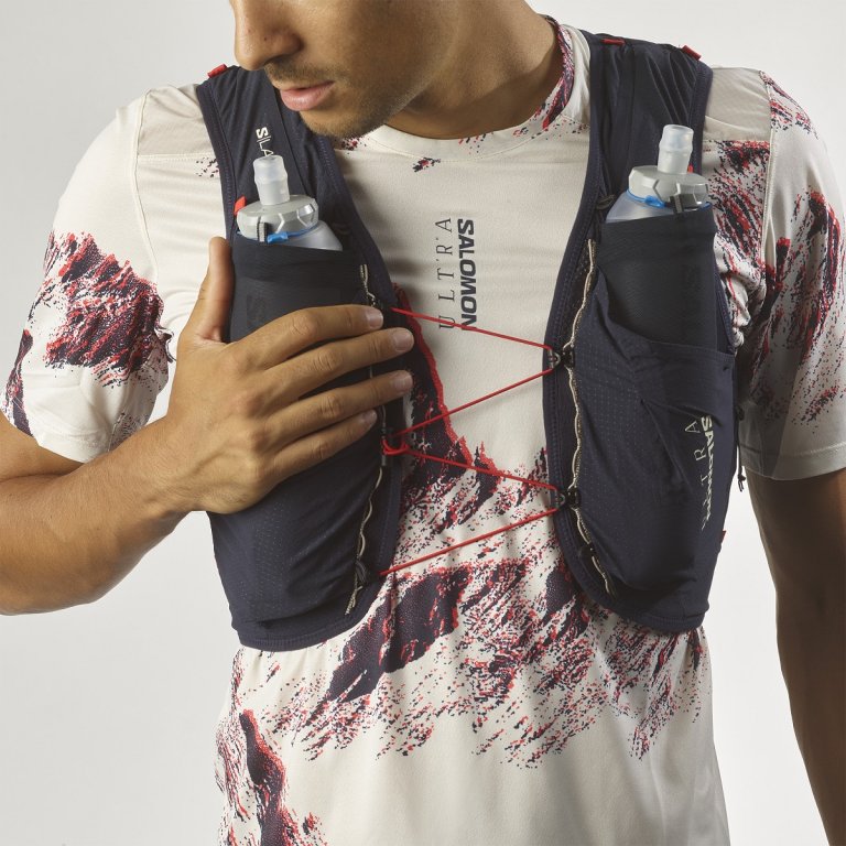 Рюкзак Salomon S/LAB Ultra 10 з флягами - чорний