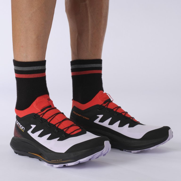 Obuv Salomon Pulsar Trail Pro M - černá/bílá/červená