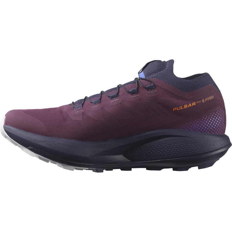 Взуття Salomon PULSAR TRAIL PRO W - бордовий/чорний